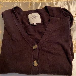 Abercrombie and Fitch Brown Cardigan